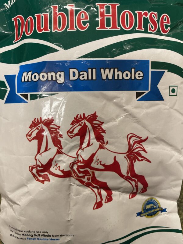 Moong Whole Green | Tenali Double Horse | 1Kg