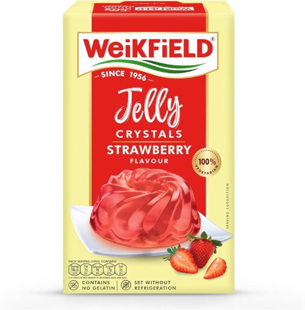 Jelly Crystals Strawberry Flavour ( WeiKFiELD ) 90g