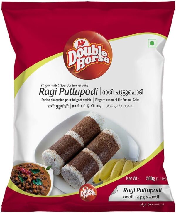 Ragi Puttupodi | Double Horse | 500g