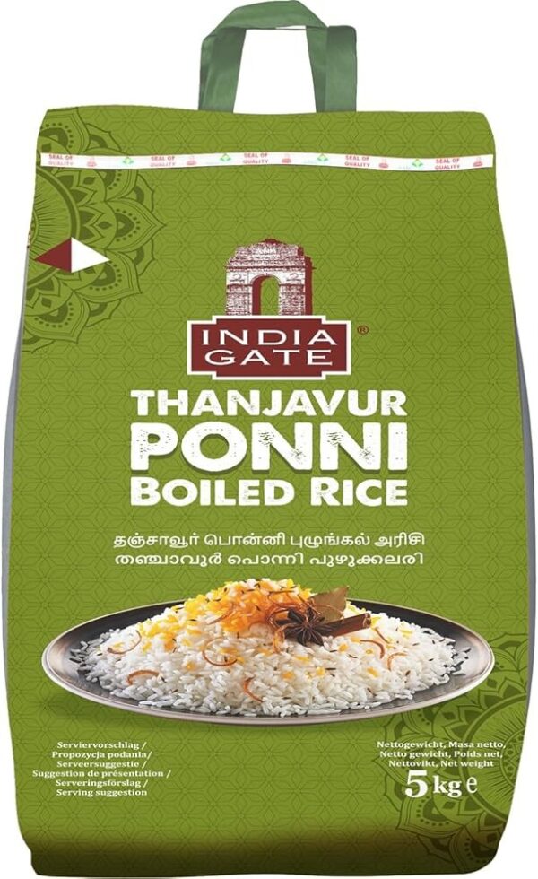 Thanjavur Ponni Boiled Rice | India Gate | 5kg