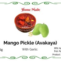 Mango Pickle / Avakaya (with garlic) | HomeMade | 250g