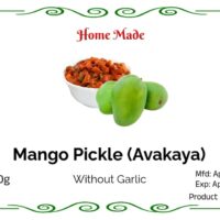 Mango Pickle / Avakaya (without garlic) | HomeMade | 250g